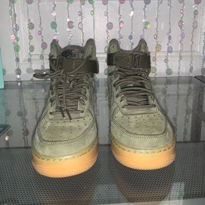 Olive Green Nike Air 4Y